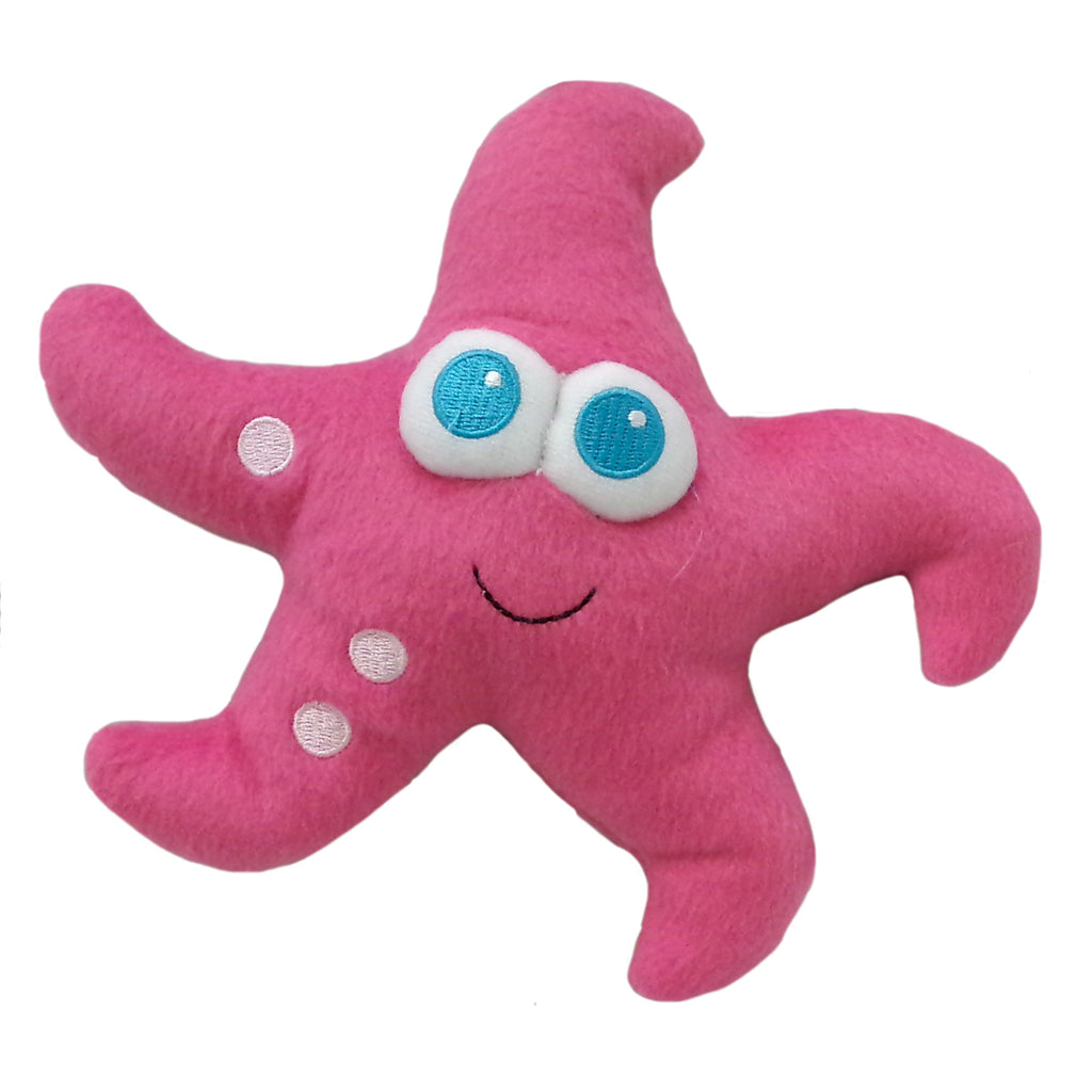 Lulubelles Power Plush Starfish Dog Toy - Pink