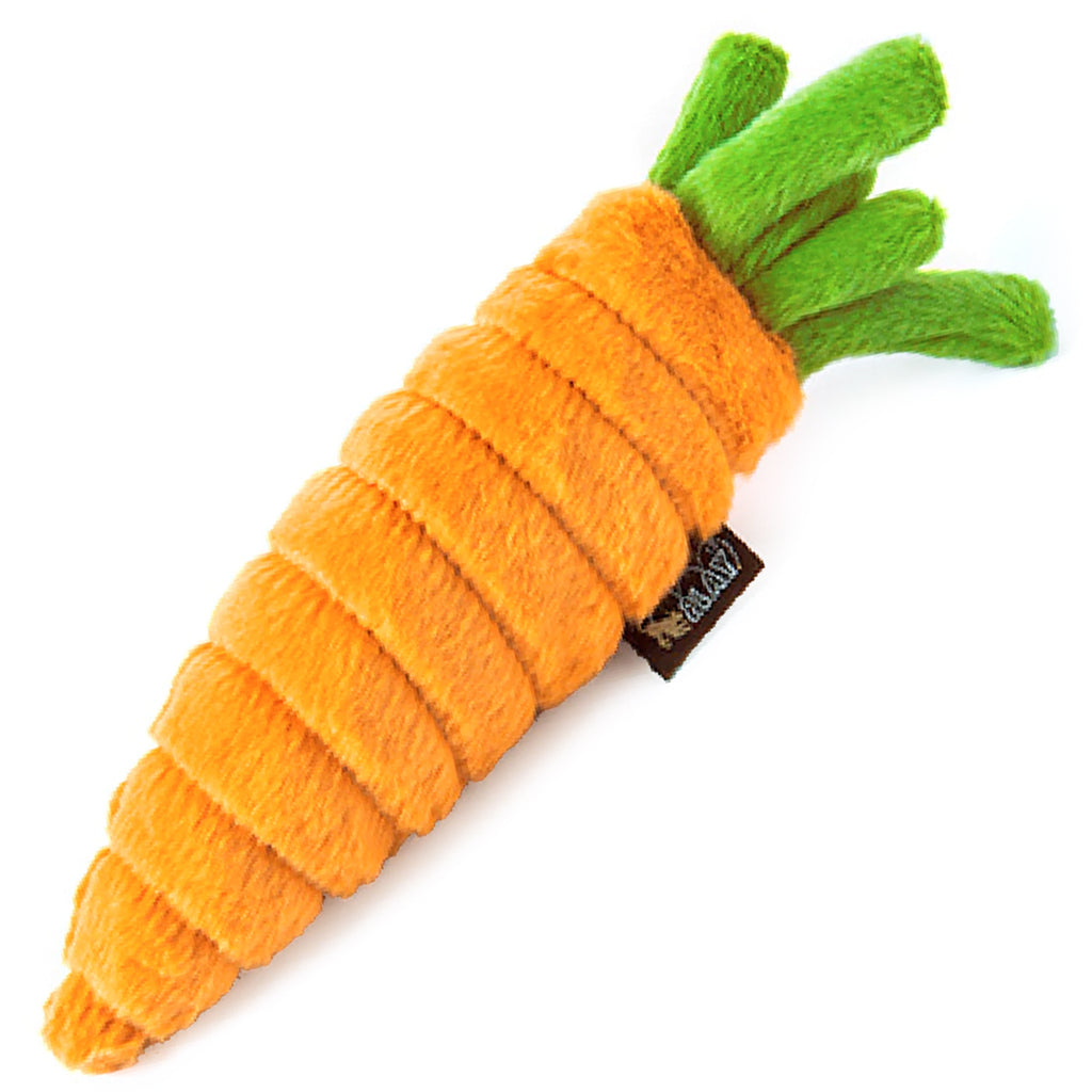P.L.A.Y. Garden Fresh Carrot Plush Dog Toy