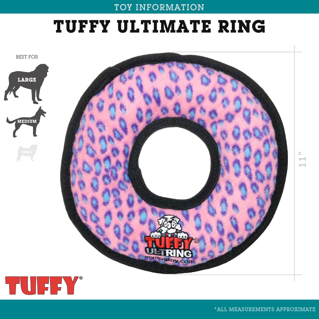 Tuffy Ultimate Ring Dog Toy Size
