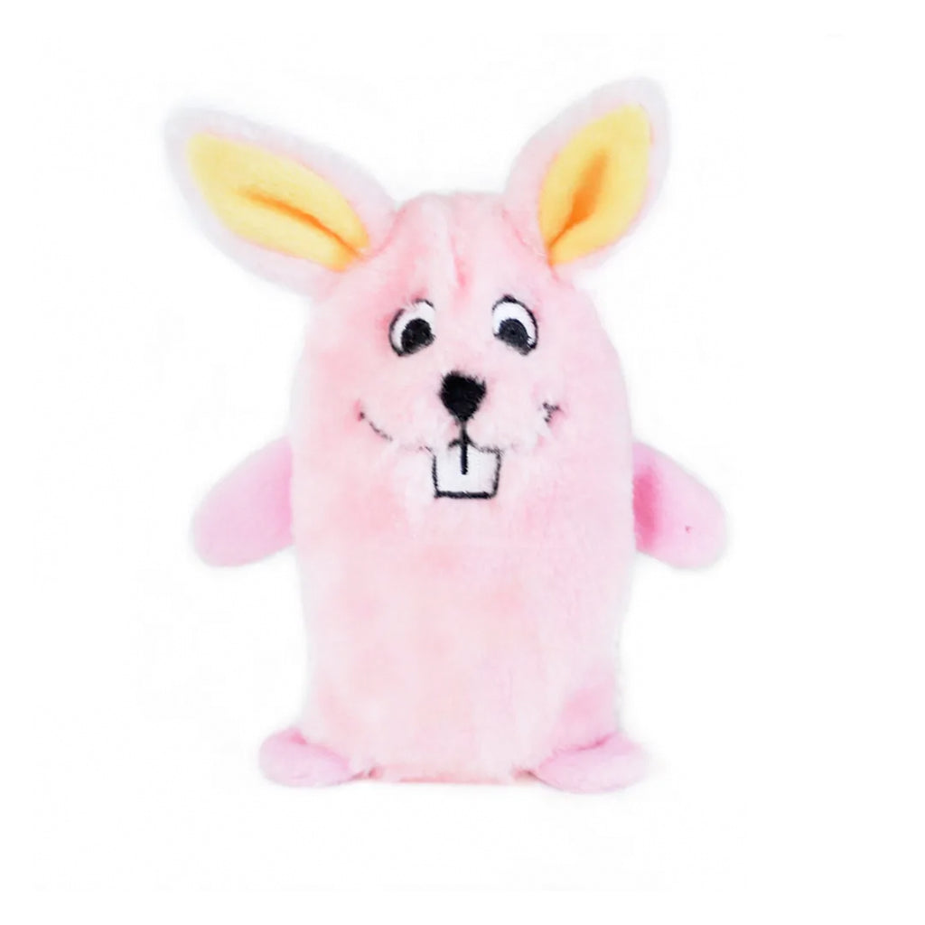 Zippy Paws Squeakie Buddie Pink Bunny Dog Toy