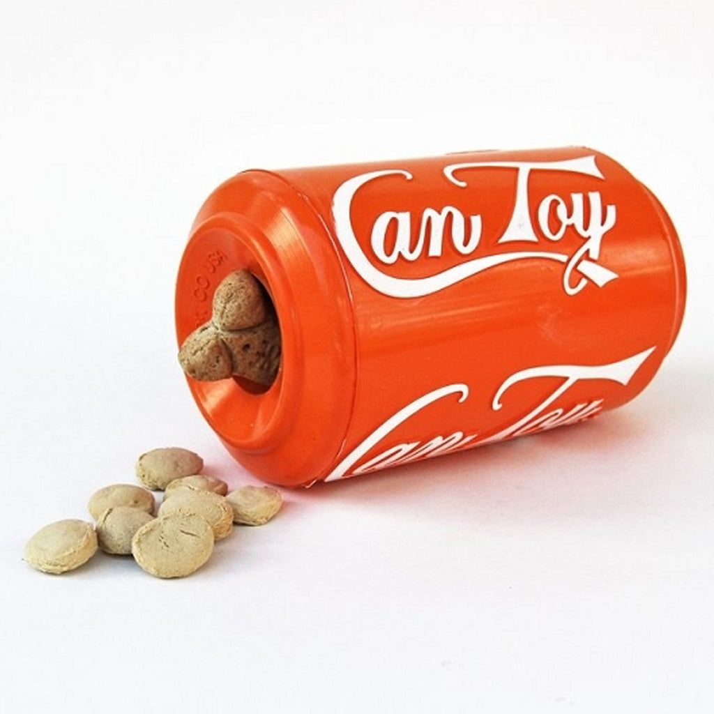 SodaPup Can Toy Rubber Chew Toy and Interactive Treat Dispenser