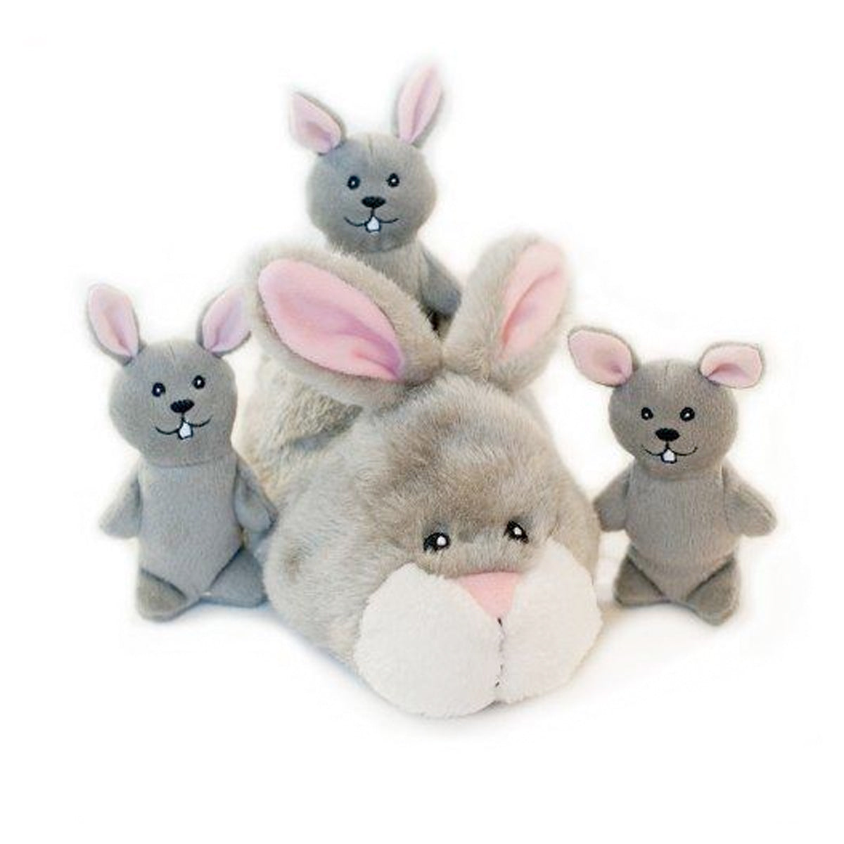 ZippyPaws Burrow Squeaky Hide & Seek Bunny 'n Carrot Plush Dog Toy, On  Sale